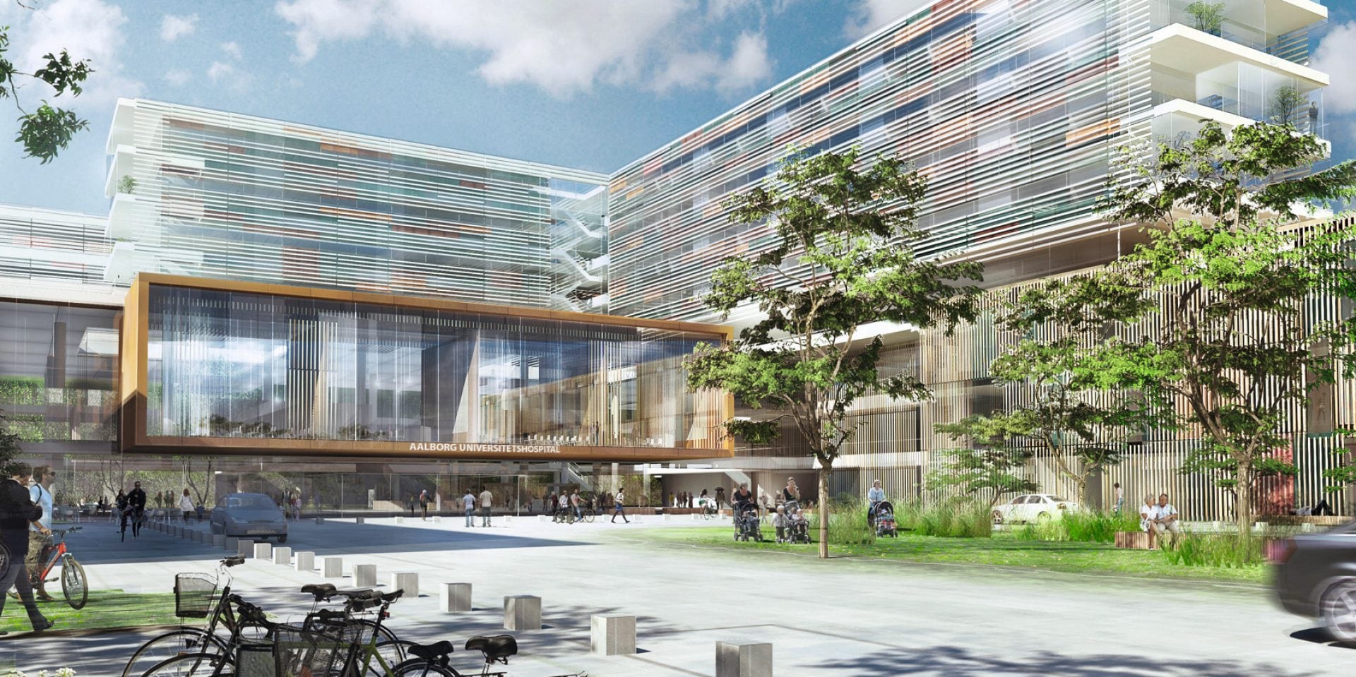 Photo of the University Hospital Aalborg, Denmark