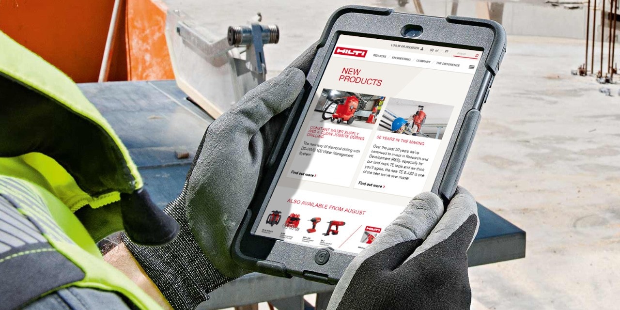 Tablet new Homepage