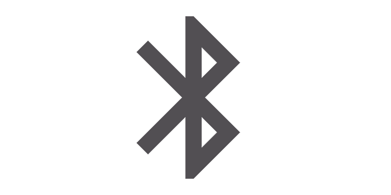 Grafisk illustration af bluetooth