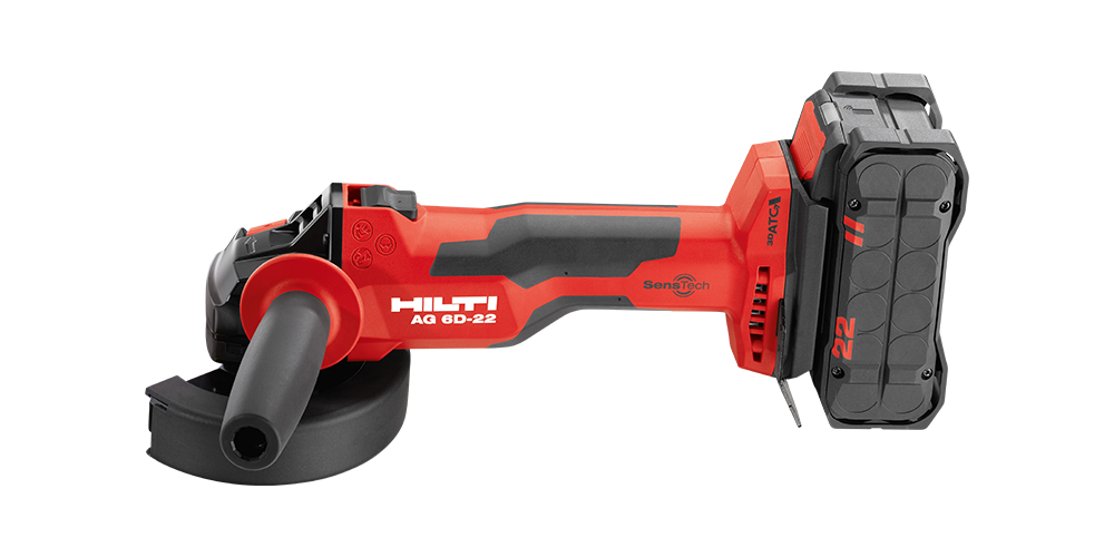 Batteridrevet vinkelsliber AG 6D-22