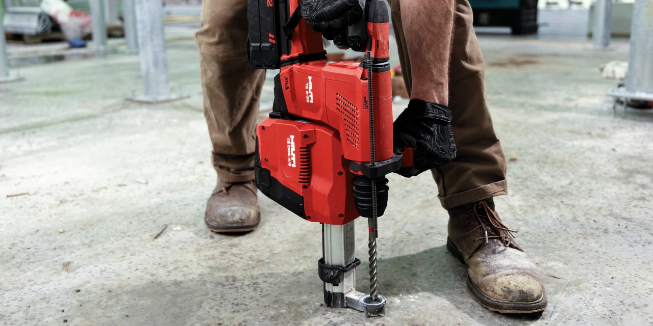 TE 6-A22 borehammer andvendes sammen med Hilti støvmodul