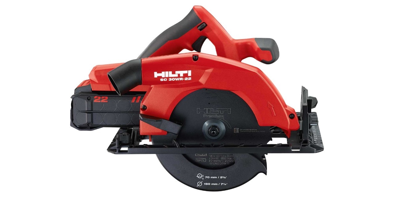 Hilti batteridrevet rundsav