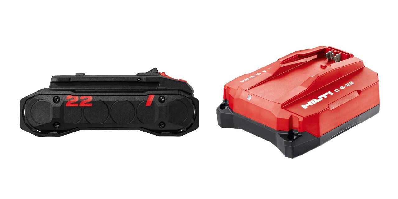 Hilti batteri og oplader