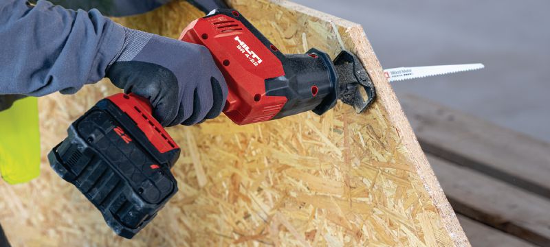 SR 4-22 enhånds bajonetsav Kompakt og let batteridrevet kulfri enhåndsbajonetsav til daglig nedbrydning og hurtig, præcis skæring (Nuron-batteriplatform) Arbejdsopgaver 1