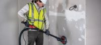 DWS 225 Langhalssliber Langhalssliber til spartlet gips, med kulfri motor og variabel hastighed samt støvudsugning (leveres med transportpose) Arbejdsopgaver 4