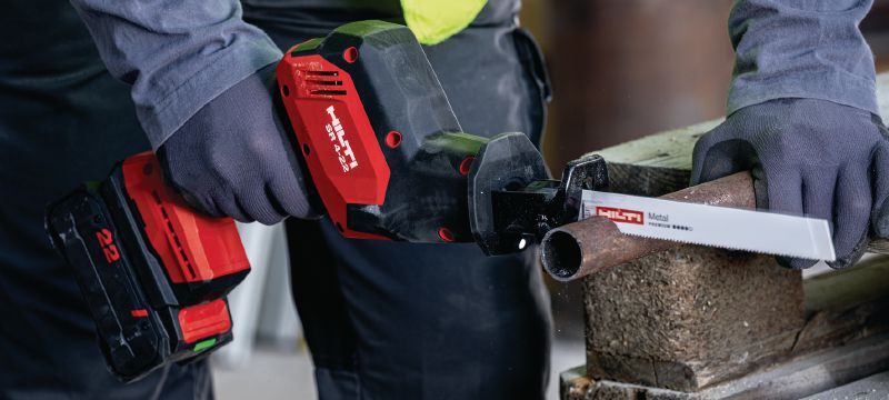 SR 4-22 enhånds bajonetsav Kompakt og let batteridrevet kulfri enhåndsbajonetsav til daglig nedbrydning og hurtig, præcis skæring (Nuron-batteriplatform) Arbejdsopgaver 1