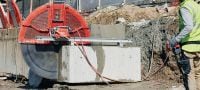 DST 20-CA 2. vægsav Elektrisk vægsav til svære skærearbejder med skærehjælp og indbygget styringselektronik (ingen ekstern e-boks) Arbejdsopgaver 4