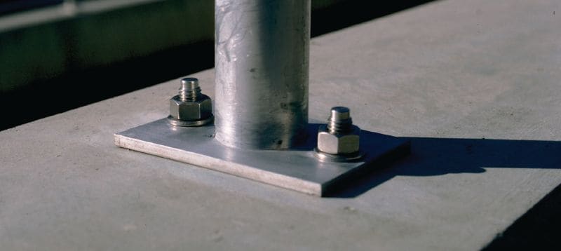 HSA-F HDG ekspansionsanker Højtydende ekspansionsanker til almindelige, statiske belastninger i ikke-revnet beton (varmgalvaniseret) Arbejdsopgaver 1
