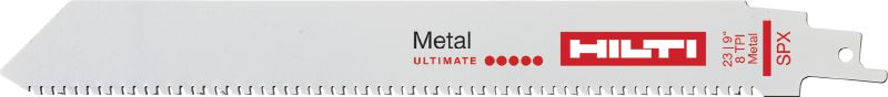 Bajonetsavsklinge til hårdt metal Ultimativ bajonetsavsklinge med hårdmetal-spids til skæring i rustfrit stål, støbejern og andre hårde metaller, som er tykkere end 7 mm (> 1/4)