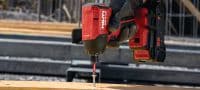SID 6-22 Batteridrevet slagskruemaskine Batteridrevet slagskruetrækker med kulfri motor, høj hastighed og præcis håndtering, så du kan spare tid på dine fastgørelser (Nuron-batteriplatformen) Arbejdsopgaver 5