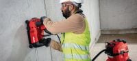 DCH 150-SL murrillefræser Rilleskærer til rilleskæring i væg/gulv og installation af kabler, kabelføringer eller rør på forskellige grundmaterialer Arbejdsopgaver 1