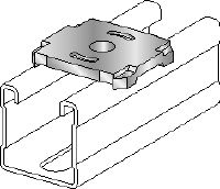 MQZ-L-R Gevindplade Hulplade i rustfrit stål (A4) til trapezmontering og fastgørelse