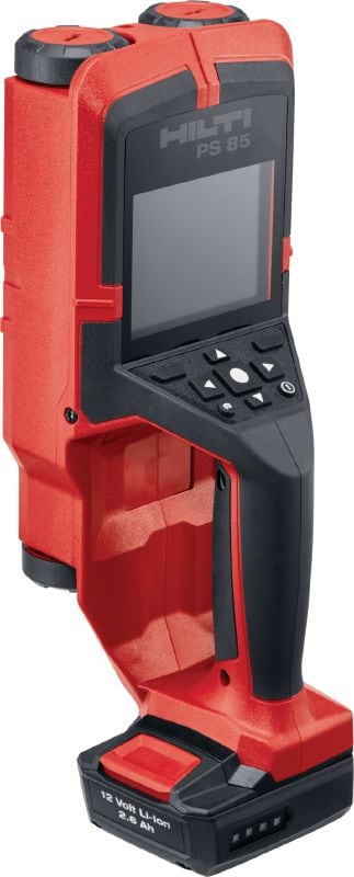 PS 85 vægscanner Brugervenlig vægscanner til lokalisering af kritiske objekter som skal undgås i forbindelsen med boring eller skæring i væg