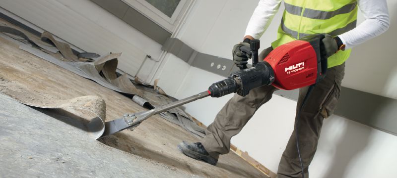 TE-S FS Gulvskrabere Ekstra skarpe TE-S gulvskrabermejsler til fjernelse af gulve og belægninger vha. nedbrydningsværktøj Arbejdsopgaver 1