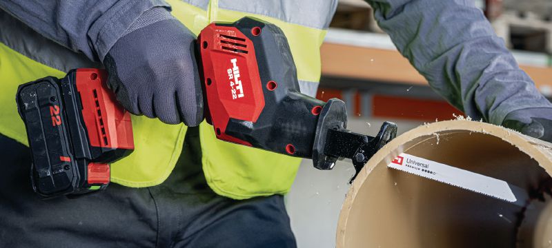 SR 4-22 enhånds bajonetsav Kompakt og let batteridrevet kulfri enhåndsbajonetsav til daglig nedbrydning og hurtig, præcis skæring (Nuron-batteriplatform) Arbejdsopgaver 1