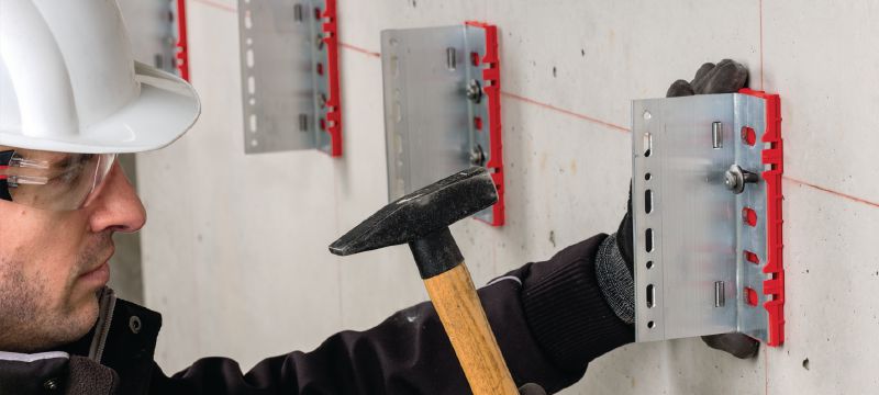 FOX VI L Konsol Alsidig vægkonsol til montering af regnskærms-facadeunderstrukturer Arbejdsopgaver 1