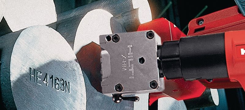 DX 462 HM Stempelværktøj til metal Fuldautomatisk boltepistol med høj produktivitet til mærkning på kolde og varme metaloverflader Arbejdsopgaver 1