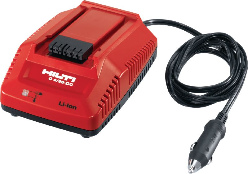 C4/36-DC Biloplader Multispændings DC-biloplader til alle Hilti Li-ion-batterier