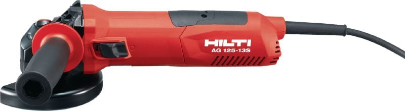 AG 125-13S vinkelsliber 1300 W vinkelsliber med holdbar kulbørste til skæring og slibning med skiver på op til 125 mm