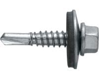 S-MD LS selvborende metalskruer Selvborende skrue (A2 rustfrit stål) med skive til tynde til mellemtykke metal på metal-fastgørelser (op til 4 mm)