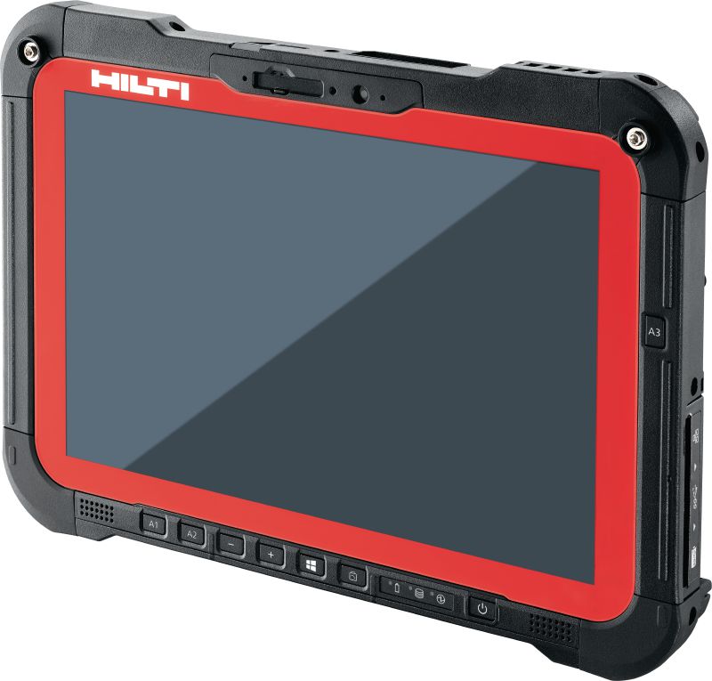 PLC 600 layouttablet Layoutværktøjscontroller med hurtig beregningseffekt og 10 skærm, til arbejdsstedet, opmåling og BIM-til-mark-layout ved hjælp af alt avanceret Hilti-layoutværktøj