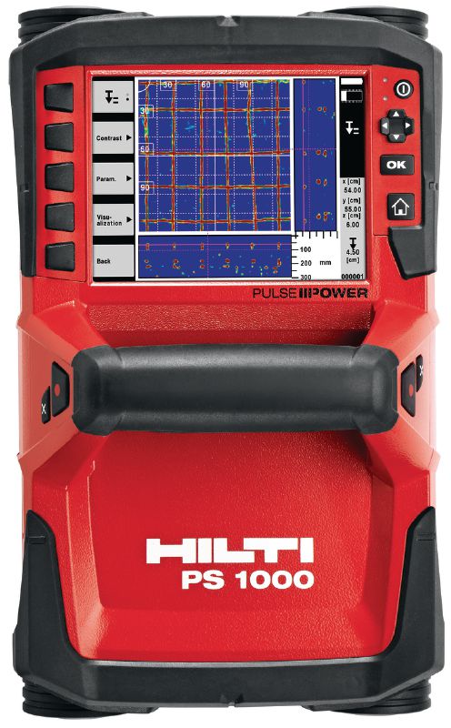 PS 1000 x-scan betonscanner Effektiv betonscanner til strukturanalyse og lokalisering af indbyggede objekter i flere lag