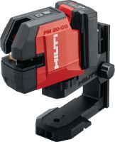 PM 20-CG 12 V lodret og krydslinjelaser Kombilaser med grøn stråle med 2 linjer og 4 punkter til VVS, nivellering, tilpasning og kvadrering (12 V batteriplatform)