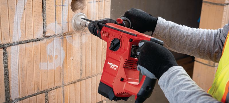 TE 6-CL borehammer TE 6-CL Kraftig SDS Plus (TE-C) borehammer med D-håndtag med mejslingsfunktion Arbejdsopgaver 1