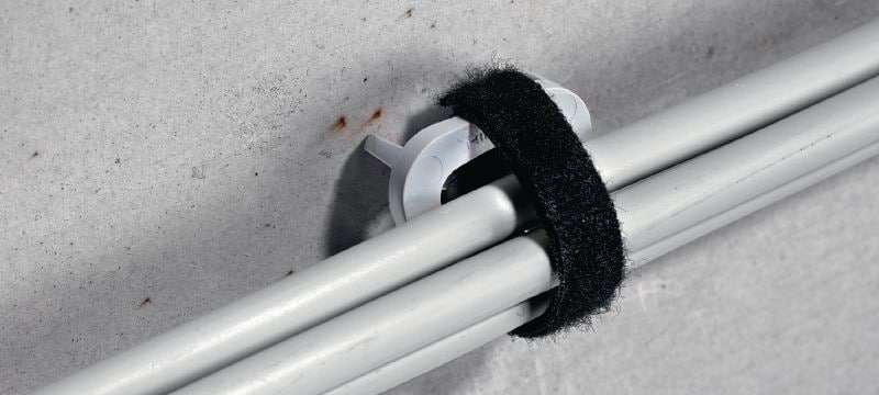 X-UCT MX Kabelstripmontering Universal plastik kabel-/føringsholder til kabelstrip til brug sammen med BX og GX sømpistoler Arbejdsopgaver 1