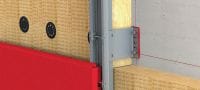 FOX VI L Konsol Alsidig vægkonsol til montering af regnskærms-facadeunderstrukturer Arbejdsopgaver 9