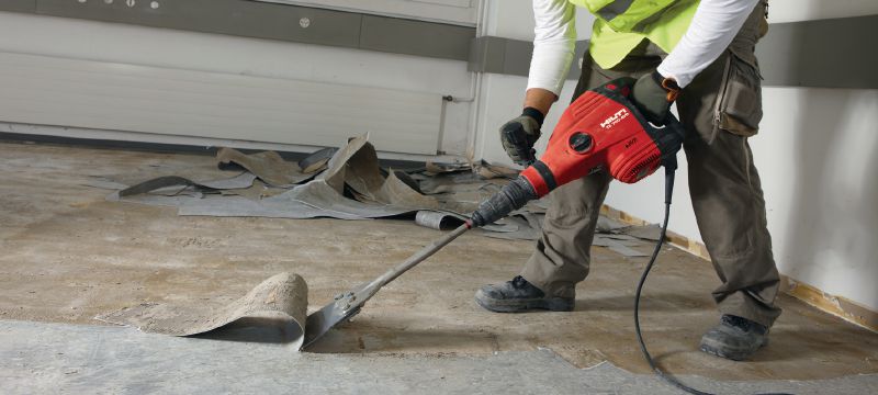 TE-Y FS Gulvskrabere Ekstraskarpe SDS Maks. (TE-Y) gulvskrabermejsler til fjernelse af gulve og belægninger vha. nedbrydningsværktøj Arbejdsopgaver 1