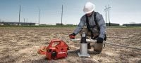 NUN 10K-22 Batteridrevet hydraulisk pumpe 10.000 PSI (700 bar) batteridrevet hydraulisk pumpe til robust skæring/afskæring og fjernskæring af undergrunds- og armerede kabler (Nuron-batteri) – Fjernbetjening medfølger Arbejdsopgaver 5