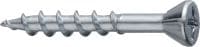 S-WS 08 S M Collated stainless wood screw (stitch/coarse/countersunk)