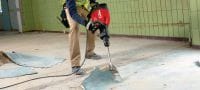 TE 1000-AVR mejselhammer til beton Alsidig mejselhammer til nedbrydning eller mejsling af betongulve og lejlighedsvise vægarbejdsopgaver (med universel netledning) Arbejdsopgaver 4