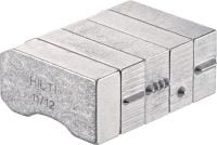 X-MC 8 Stempler til mærkning af stål Brede specialtegn med skarp spids til stempling af identifikationsmærker på metal
