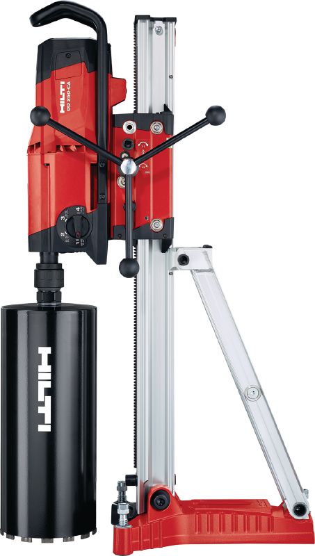 DD 250-CA Diamantboremaskine Avanceret robust diamantboremaskine med valgfri Cut Assist-autofødningsenhed til kerneboring af meget små til store diametre på 12-500 mm (1/2 – 20)