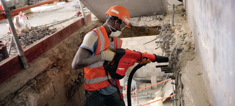 TE DRS-Y støvsugermodul Støvsugermodul til betonboring og mejsling med Hilti SDS Max (TE-Y) borehamre Arbejdsopgaver 1