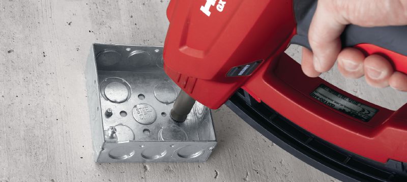 X-GN MX Betonsøm (magasineret) Søm til fastgørelse til beton og andre grundmaterialer ved hjælp af GX 120 gasdrevet sømpistol Arbejdsopgaver 1