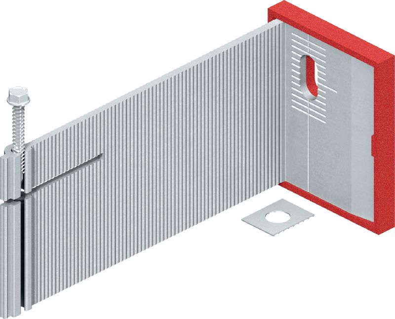 MFT-FOX HI Konsol Vandret aluminiumskonsol med termisk pude