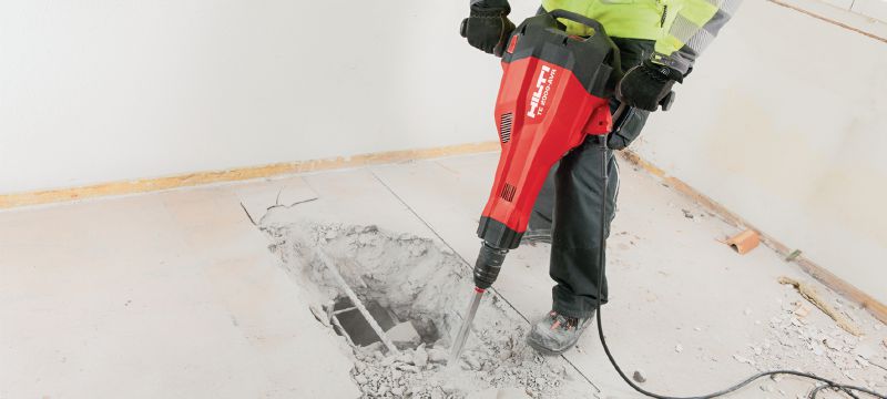 TE-SPX SM TE-S-spidsmejsel med polygonbølgedesign til den højest mulige produktivitet ved kraftig nedbrydning Arbejdsopgaver 1