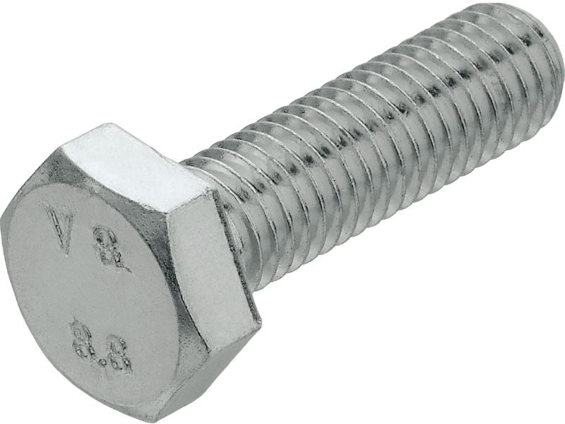 A4 sekskantskrue DIN 933 Sekskantskrue i rustfrit stål (A4) iht. DIN 933