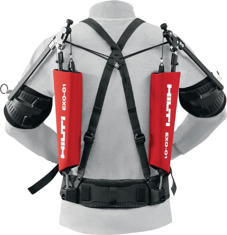EXO-O1 Exoskelet over hovedhøjde Passivt exoskelet, som hjælper med at aflaste skuldre og arme under monteringsarbejde over hovedhøjde
