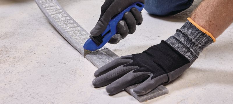 HIT-Glas Placeringstilbehør Skumpositioneringstilbehør til centrering og justering af glaspartier i metalprofil ved brug sammen med HIT-HY 270-klæbemørtel Arbejdsopgaver 1