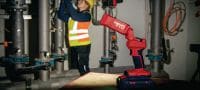 SL 2-22 Arbejdslampe Batteridrevet LED SL 2-22 arbejdslampe med batterikapacitet til hele dagen, rotationshoved og stor krog til belysning af arbejdsområdet (Nuron-batteriplatform) Arbejdsopgaver 1