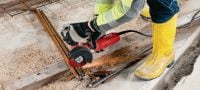 AG 125-13S vinkelsliber 1300 W vinkelsliber med holdbar kulbørste til skæring og slibning med skiver på op til 125 mm Arbejdsopgaver 5