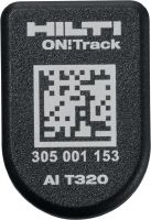AI T320 ON!Track Bluetooth® Active Tag Holdbart mærke til sporing af byggeudstyr og -behov via Hilti ON!Track værktøjssporingssystem – optimer din lagerbeholdning, og spar tid med at håndtere det