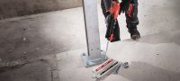 HIT CT 100 klæbemørtel Miljøvenlig klæbemørtel til højtydende fastgørelser i beton, sammensat for at tilgodese sundheds- og miljøkrav Arbejdsopgaver 1