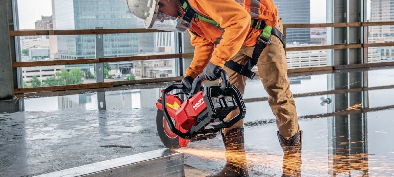 DSH 600-22 Batteridrevet kapsav DSH 600-22 robust batteridrevet og ledningsfri kapsav til beton, metal og murværk (Nuron-batteriplatform) Arbejdsopgaver 1