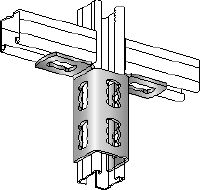 MQV-2/2 D montagebolt Elforzinket, fleksibel montagebolt til to-dimensionelle konstruktioner