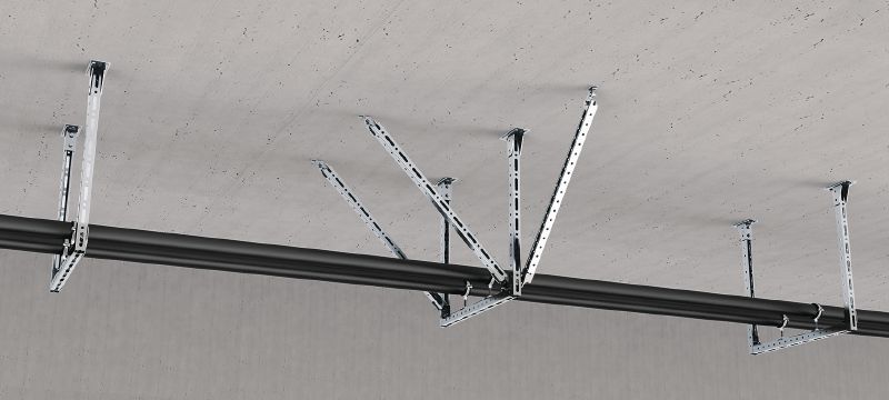 MT-B-O2 FL Formonteret endeplade Basisforbinder med formonteret Fast-Lock-møtrik og -bolt til forankring af stringerkanalkonstruktioner til beton eller stål Arbejdsopgaver 1